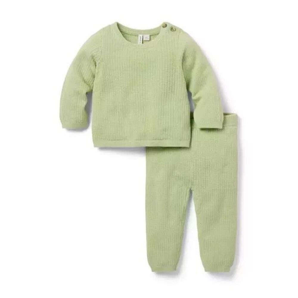 Janie and Jack Baby Textured Knit Sweater Set size 3-6 months